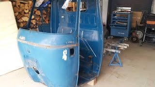 PIAGGIO ape P501  Restauration 1 [upl. by Direj910]