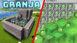 Guía Completa para Construir una Granja de Slimes en Minecraft [upl. by Maurreen]