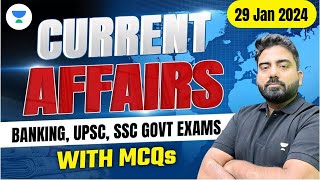 Daily Current Affairs for Bank Exams  29 Jan 2024  Abhijeet Mishra [upl. by Gusty]