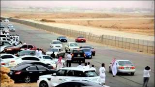 Mustang GT 50 VS Camaro SS in ksa [upl. by Eillek]