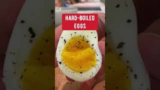 Making Hard Boiled Eggs In An Air Fryer 🥚 shorts [upl. by Lynd]