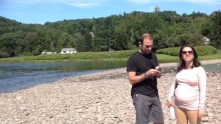 Delaware and Callicoon River at The Callicoon city Upstate New York 09142014 [upl. by Verda]