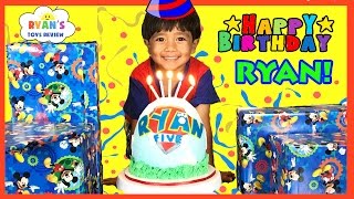 Ryans 5th Birthday Party Surprise Toys Opening Presents [upl. by Trilby]