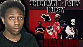 Unknown T  Daily Duppy  GRM Daily  My Reaction [upl. by Hassett]