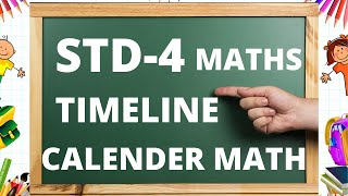 CALENDER MATH STD4 MATHS WORKSHEET സമയചക്രം OCTOBER15 [upl. by Learsiy]