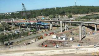 Timelapse construction Westlink M7 Light Horse Interchange by EonFX [upl. by Ocinemod430]