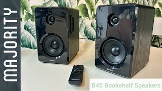 MAJORITY D40 Bluetooth Bookshelf Speakers  The Ultimate Audio Experience [upl. by Ariat621]