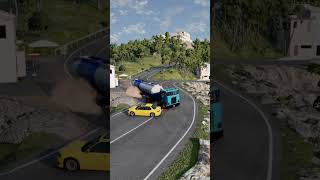 🚗💥🚙 Realistic Highway Car Crashes 016 [upl. by Pacificia]