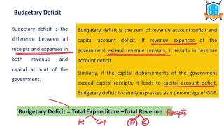 What is Budgetary Deficit  Budgetary Deficit అంటే ఏమిటి  La Excellence [upl. by Klarrisa366]