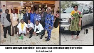 Gborho Amunyan association in the Americas convention song lets unite [upl. by Ecnadnak]