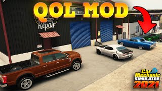 YOU NEED THIS MOD Updated Quality of Life Mod Installation Guide Car Mechanic Simulator 2021 [upl. by Eleni]