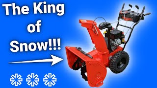 Ariens Deluxe 24 Snow Blower Overview and First Impressions [upl. by Anavahs16]