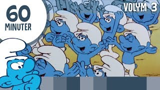 60 minuter av Smurfarna • Volym 3 • Smurfarna [upl. by Nitsrek257]