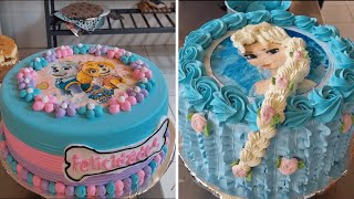 Tortas Para Niñas Con Crema  pasteles para niñas princesas TORTA DE PRINCESA SOFIA [upl. by Vivle]