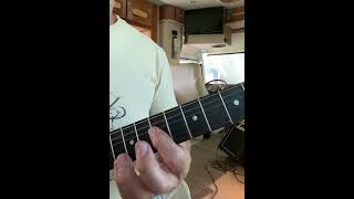 ACDC HELLS BELLS GUITAR INTRO LESSON for educational purposes only [upl. by Airliah]