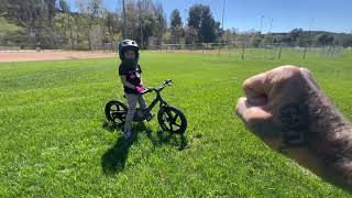 Learning how to wheelie my Stacyc e bike [upl. by Nile]