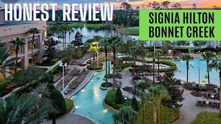 Signia Hilton Bonnet Creek for RunDisney Events  HONEST REVIEW  Alternative to on property [upl. by Burkley]