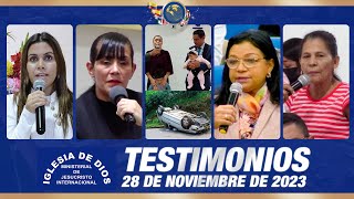 Testimonios 28 de noviembre de 2023  Iglesia de Dios Ministerial de Jesucristo Internacional [upl. by Tteve272]