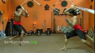 Kalarippayattu Sword and Shield Fight [upl. by Eimaj]