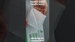 Medical Paraffin Gauze Dressing Vaselin Sterile Surgical Cotton Gauze Pad 10x1010x2010x40cm [upl. by Dorita]