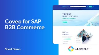 Coveo for SAP B2B Commerce [upl. by Novej]