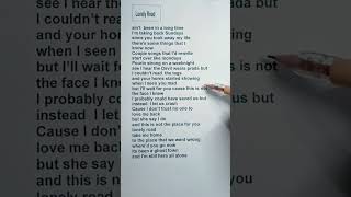 Lonely road lyrics mgK lyrics short [upl. by Aurlie]