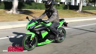 2013 Kawasaki Ninja 300 First Ride [upl. by Adnorrahs]