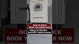 NOW IN STOCKGalaxy 7g pro 5kw 48v dual mppt hybrid inerter [upl. by Nydia877]