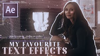 my favourite text effects  after effects tutorial [upl. by Pillihp]