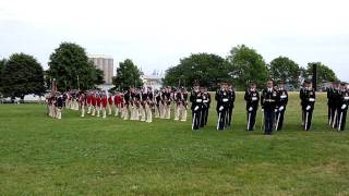 US Army Old Guard Twilight Tattoo Fix Bayonets [upl. by Odnalo274]