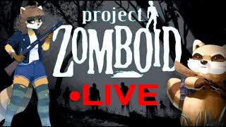 Setting up in Bruce Waynes Mansion  Project Zomboid Multiplayer Live [upl. by Indira566]