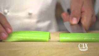 Practice Your Knife Skills—Dicing Celery [upl. by Dorris]