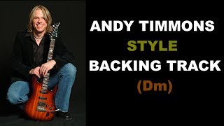 Andy Timmons Style Backing Track Dm [upl. by Akcirederf]