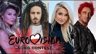 10 najlepszych wyników Polski w konkursie Eurowizji  Eurovision Poland  the best results [upl. by Kehr444]