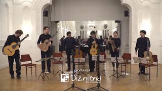 Brasileira  from Scaramouche Darius Milhaud played by Vienna Guitar Sextet [upl. by Iana]