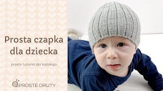 🧶 Prosta czapka na drutach🧶 Nauka metody magic loop Tutorial dla każdego Instrukcja krok po kroku [upl. by Ogires]