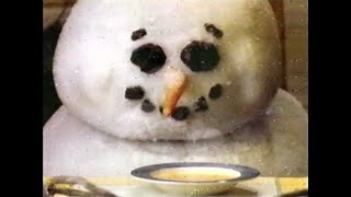 Classic Campbells Soup quotMelting Snowmanquot Commercial from 1995 [upl. by Bekelja]