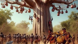 The survival of the Hadzabe hunters and the Baobab Tree  Baobab Fruits  WHAT HAPPENED NEXT [upl. by Mastrianni]