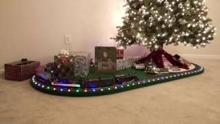 MTH Oscale train running under the Christmas tree 2016 [upl. by Blum955]