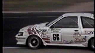 1987 BTCC Toyota Corolla battle AE86 vs AE82 [upl. by Constant697]