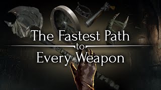 Bloodborne Guide ► The Fastest Path to Every Weapon [upl. by Adnohs]