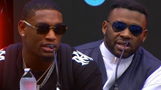 Jarrell Miller amp Jared Anderson GO AT IT in HEATED ALTERCATION [upl. by Nahn]