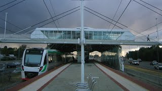 Transperth train drivers view  Leederville shunt to Claisebrook depot  high speed [upl. by Dayna956]