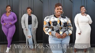 Amazon Fall Haul  Plus Size Fashion  Nita Danielle [upl. by Merrick]