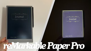 Unboxing and First Impression of the reMarkable Paper Pro [upl. by Kelbee770]