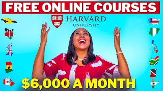 10 FREE Online Courses From Harvard University That Can Pay You US6000 A Month With A Side Hustle [upl. by Anerbes]