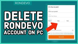 How to Delete Rondevo Account Close Rondevo Account on PC 2024 [upl. by Mini]