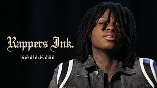 Sahbabii Explains His Tattoos  Rappers Ink  All Def Music [upl. by Ilarrold]