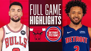 BULLS at PISTONS  FULL GAME HIGHLIGHTS  October 28 2023 [upl. by Cuyler811]