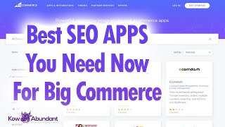 Best SEO Apps You Need Now For Big Commerce [upl. by Marge]